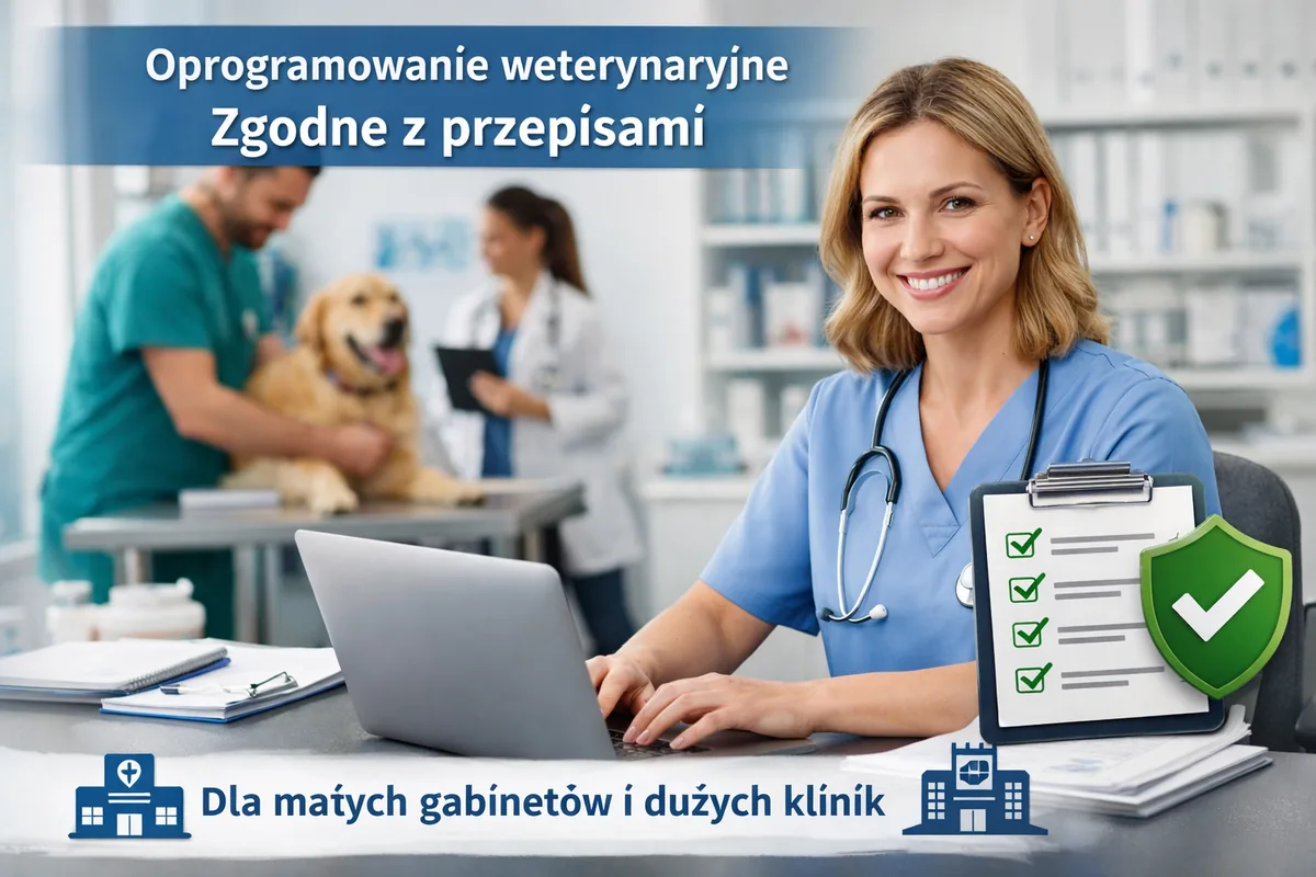 Oprogramowanie weterynaryjne dbające o zgodność z przepisami prawa